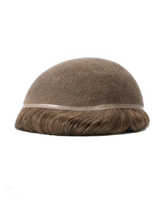 Full French Lace Base Hair System for Bald Men Best for Active Lifestyle 100% Human Hairpiece