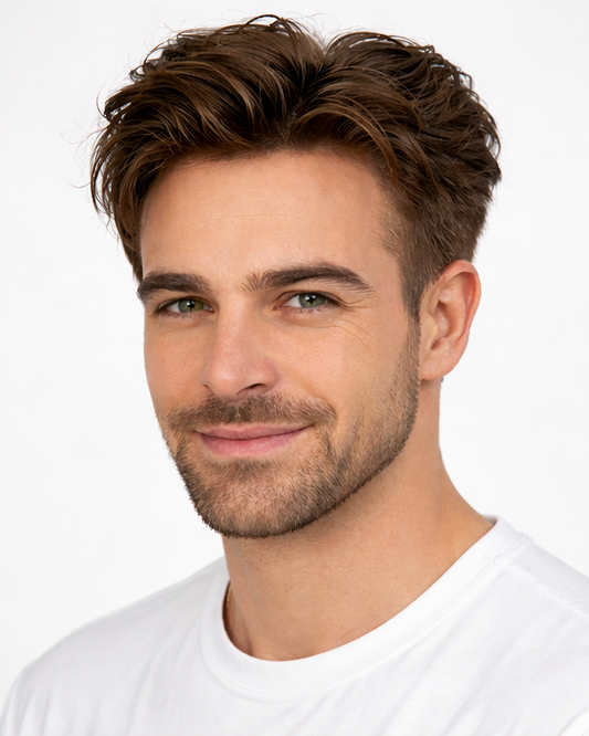 KR002 Invisible Lace Front & Durable PU Back – The Perfect Hybrid Hair System