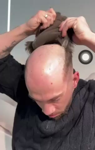Men Hair System | Full French Lace Base | Lace toupee  | Men's Lace Toupee