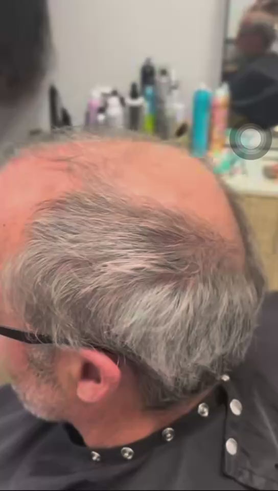 Pre-Cut Men's Toupee | Lace & Thin Skin Base Hair System | human hair replacement