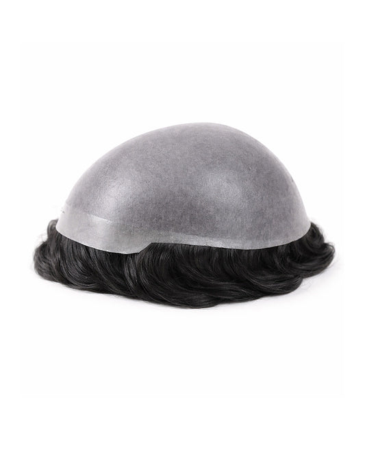 Ultra Super Thin Skin PU Men Hair System No knots Easy to Wear Perfect for Beginners